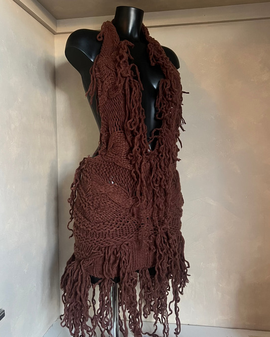 New! PLUNGE knit dress