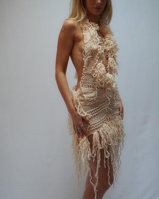 New! PLUNGE knit dress