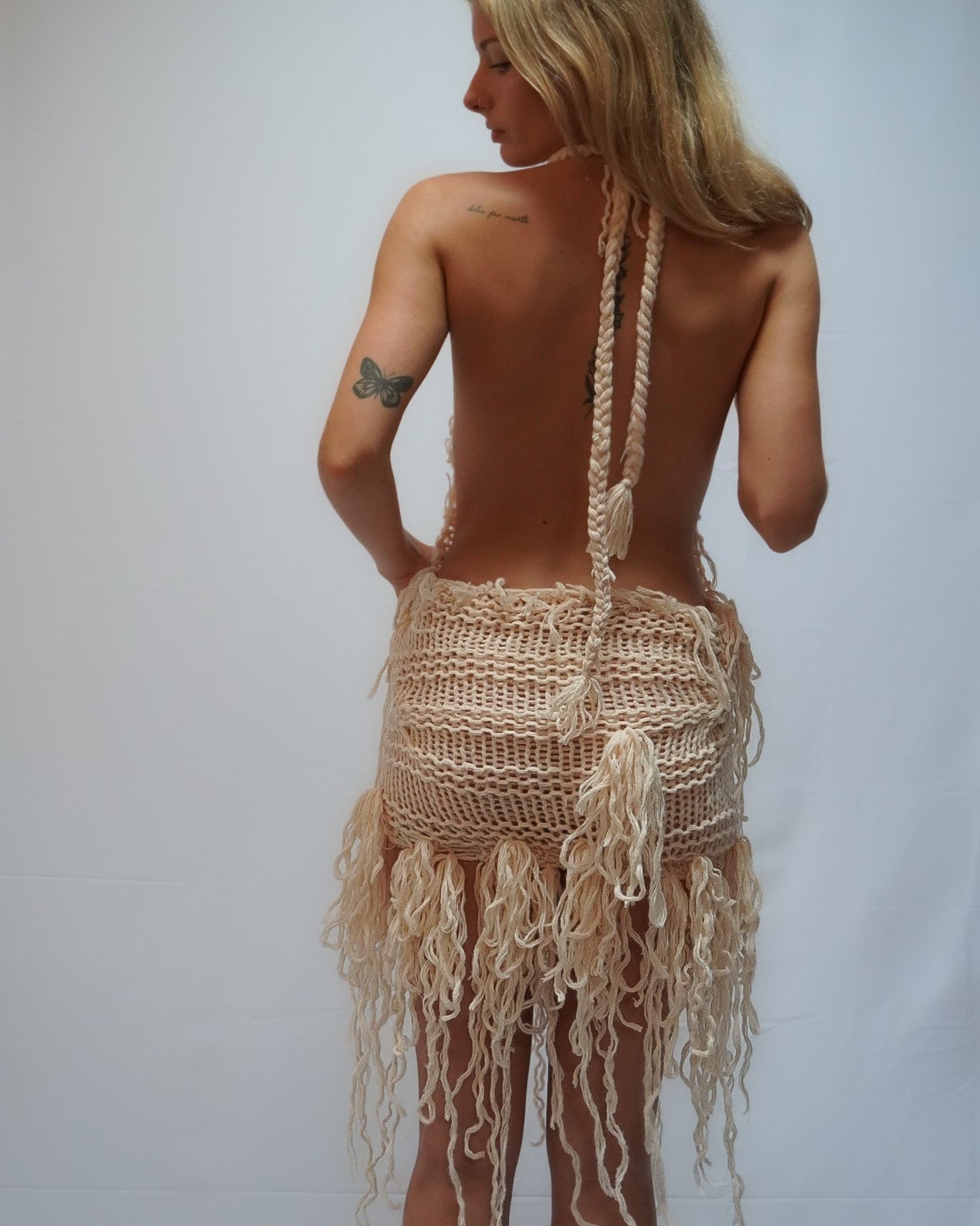 New! PLUNGE knit dress