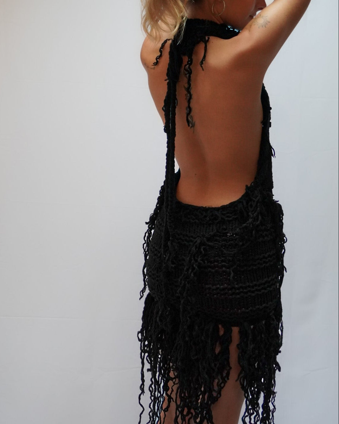 New! PLUNGE knit dress