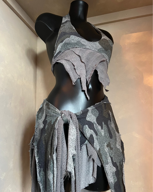 Distressed Camo co-ord