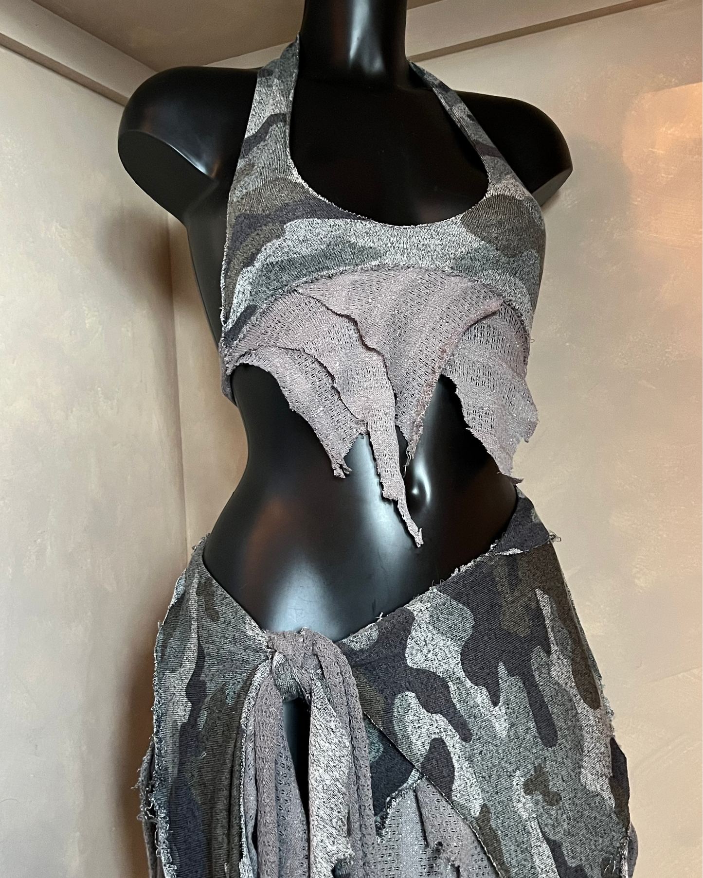 Distressed Camo co-ord