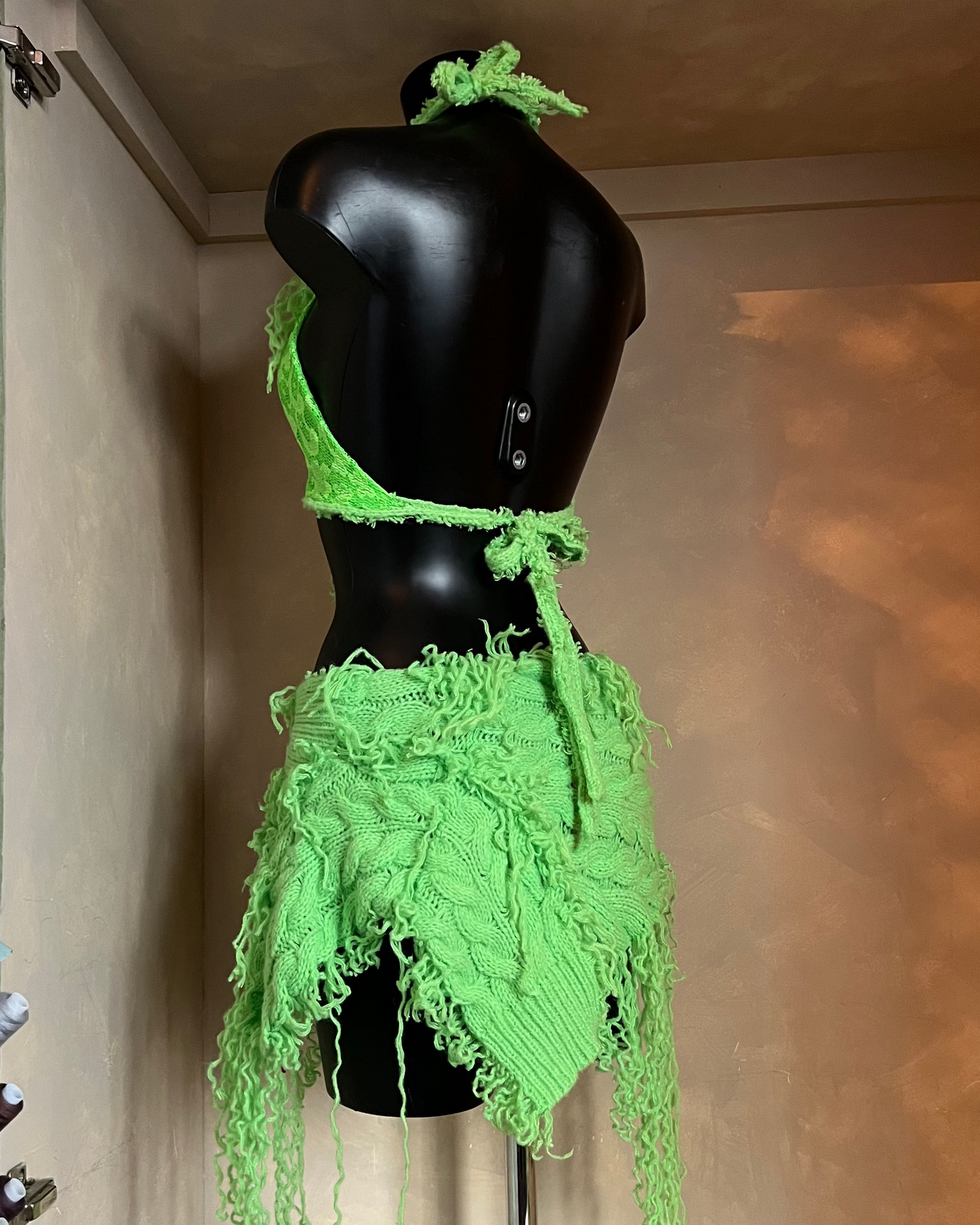 LIME knit co-ord